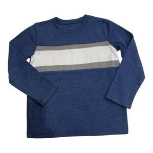 Jumping Beans Navy and Gray Long Sleeve Tee/Sweatshirt Size 5